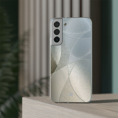 Silver Lite Phone Case for Samsung - Frosted Silver Mosaic