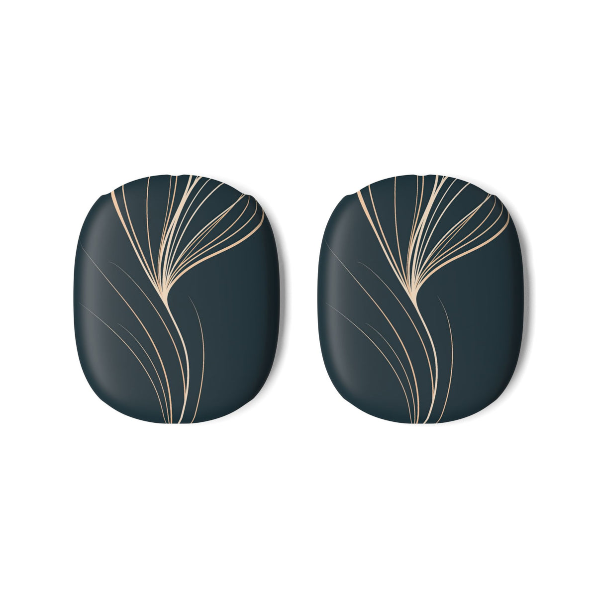 Botanical Contour · Hard Case for AirPods Max · Teal