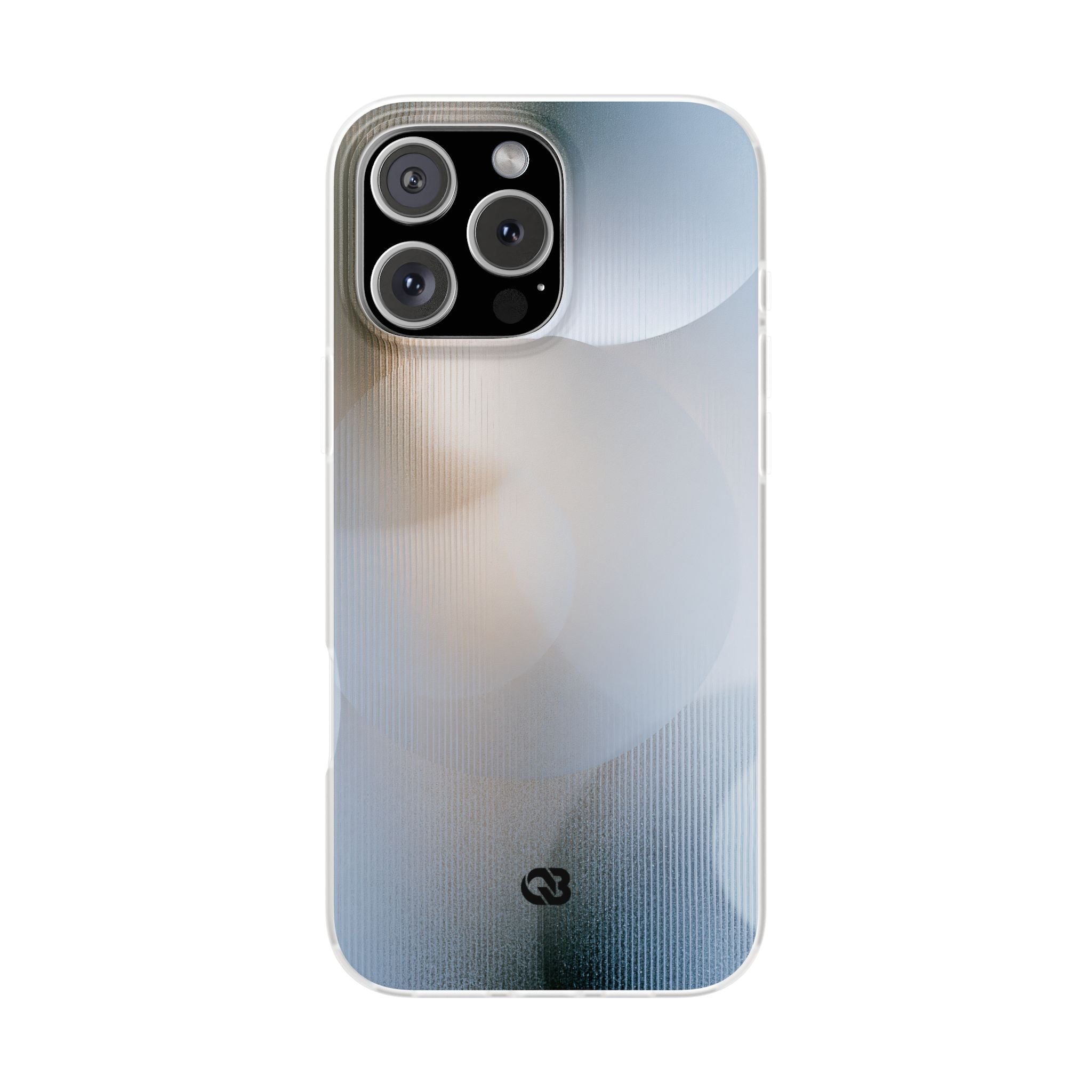 White Lite Phone Case for iPhone - Frosted Ribbed Sphere