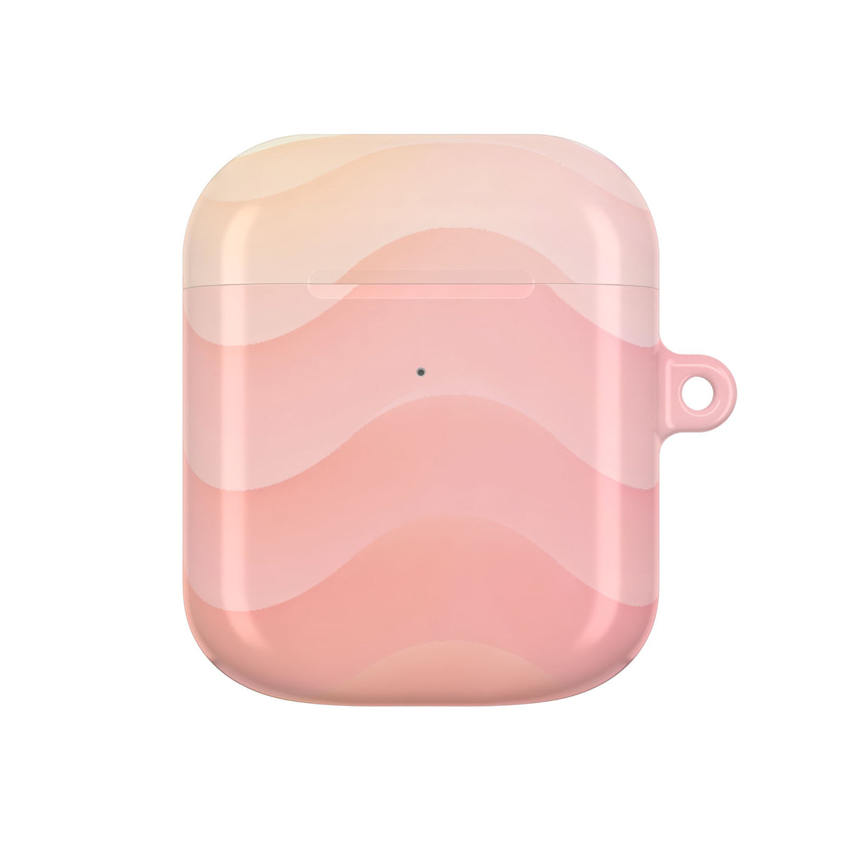 Blush Horizon Waves · Hard Case for AirPods & AirPods Pro · Pink