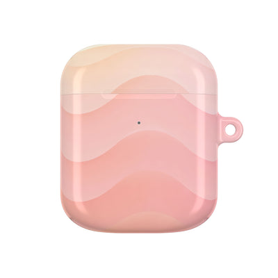 Blush Horizon Waves · Hard Case for AirPods & AirPods Pro · Pink