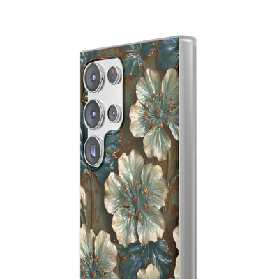 Gilded Blossom Reverie · Lite Phone Case for Samsung · Teal