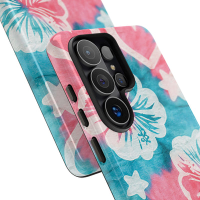 Tropical Hibiscus Bloom · Tough Phone Case for Samsung · Teal