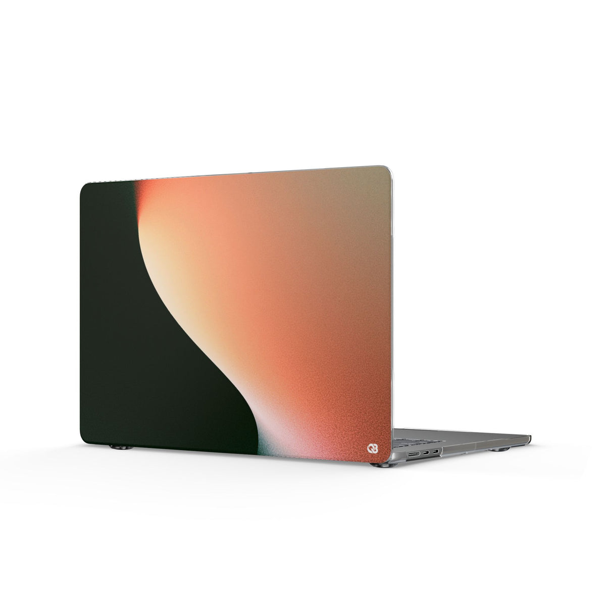 Luminous Arc · Clear Hard Case for MacBook · Green