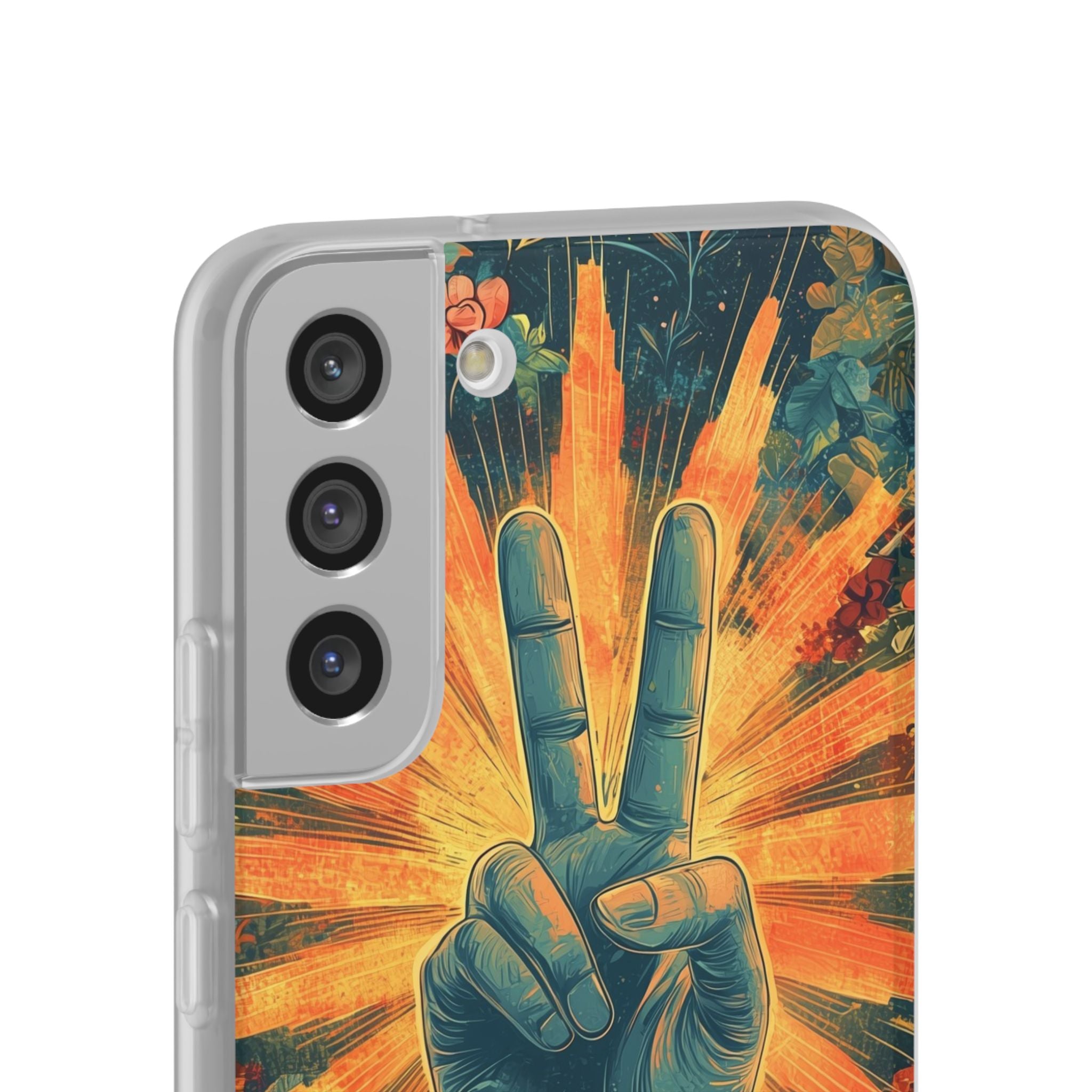 Radiant Peace Bloom · Soft Phone Case for Samsung