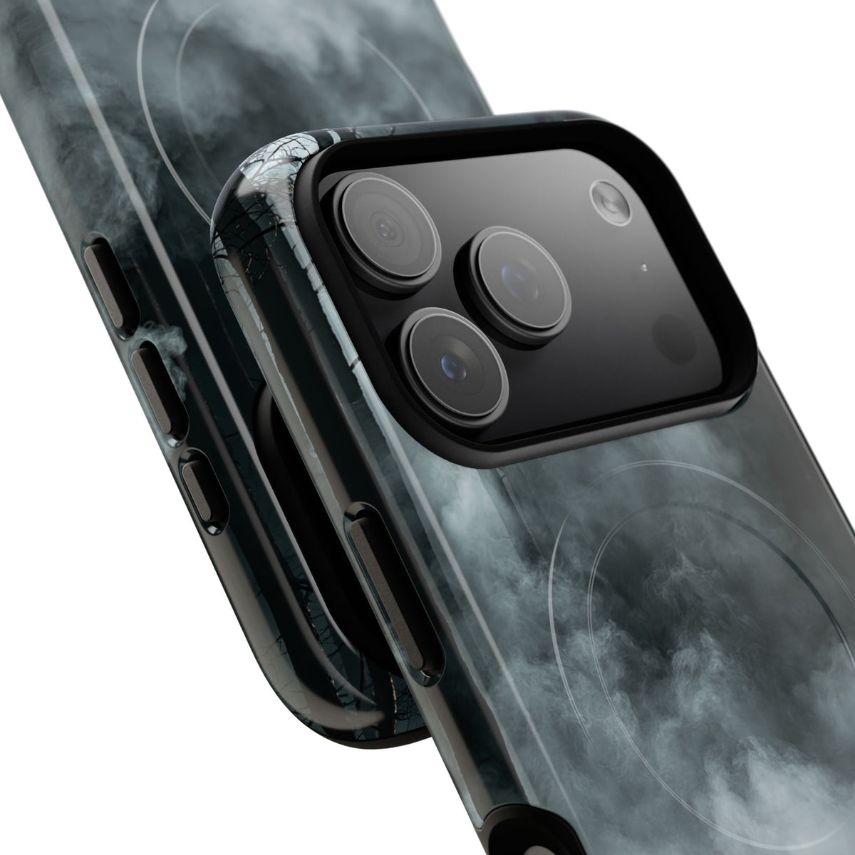 Shadowed Pine Mist · Tough 2.0 Magnetic Phone Case for iPhone · Black
