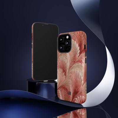 Blush Petal Plume · Tough Phone Case for iPhone · Pink