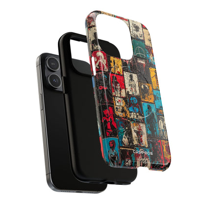 Figured Grid iPhone 15 Pro Case - Tough+
