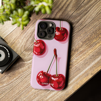 Glossy Cherry Burst iPhone 15 Pro Max Case - Tough - CASE•BOB