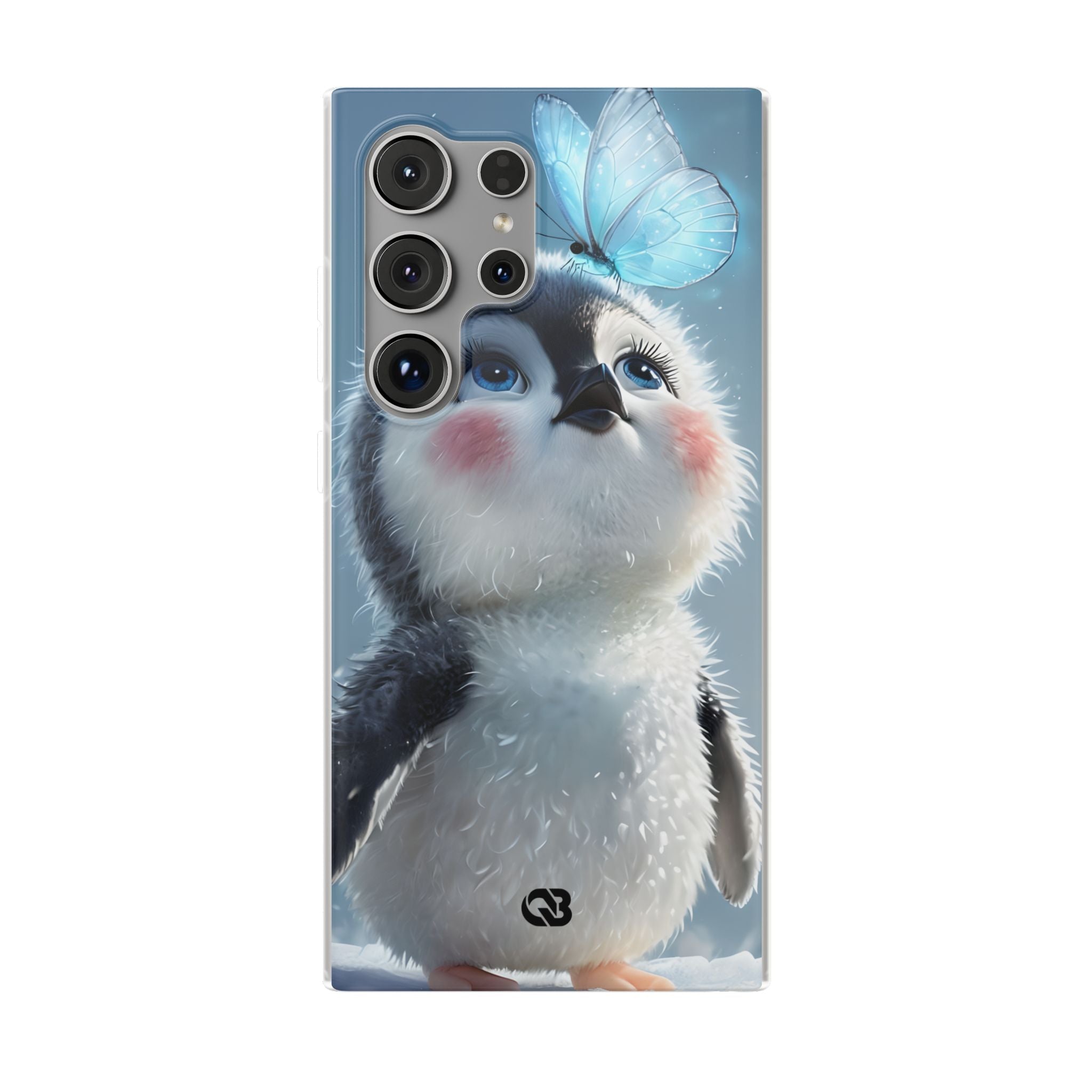 Frosty Penguin Glow · Soft Phone Case for Samsung