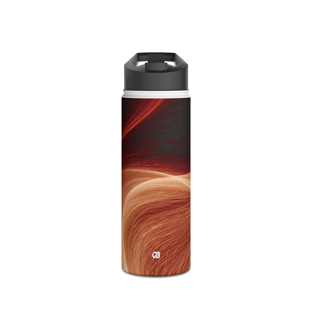 Solar Ember Flow · Insulated Water Bottle · Orange