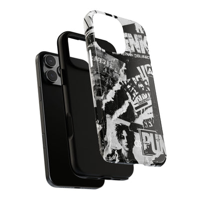 Underground Punk Collage · Tough Phone Case for iPhone · Black