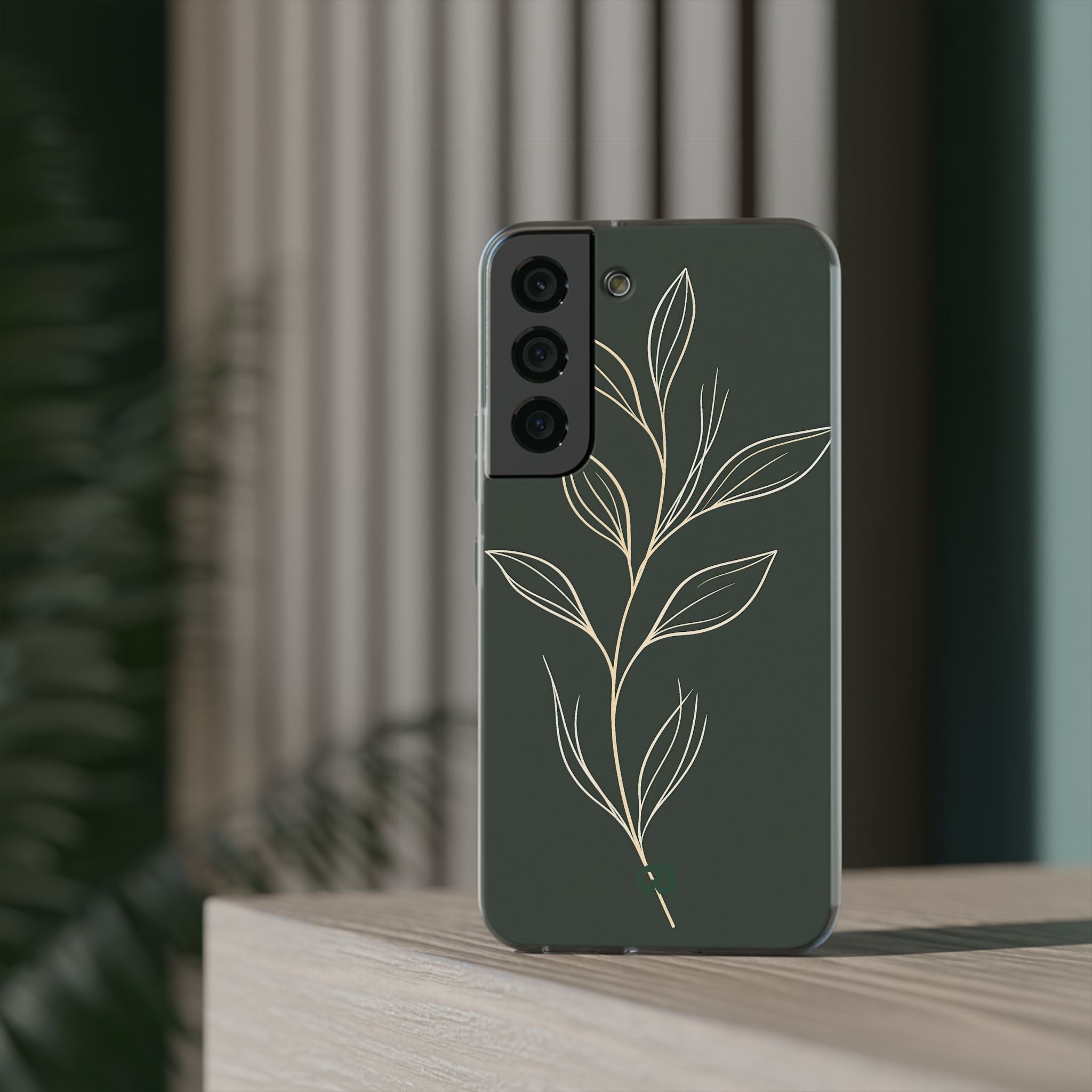 Green Lite Phone Case for Samsung - Deep Moss Willow
