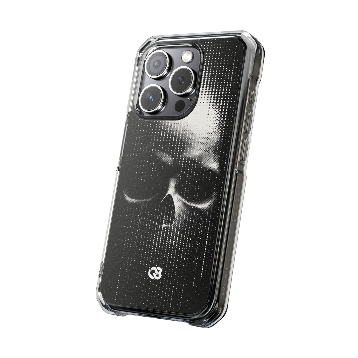 Raster Phantom · Clear Impact Magnetic Phone Case for iPhone ·  Black