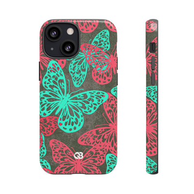 Electric Papillon · Tough Phone Case for iPhone · Pink