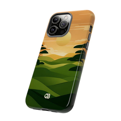 Verdant Horizon Sun · Tough Phone Case for iPhone