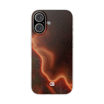 Caldera Ridge · Lite Phone Case for iPhone ·  Orange