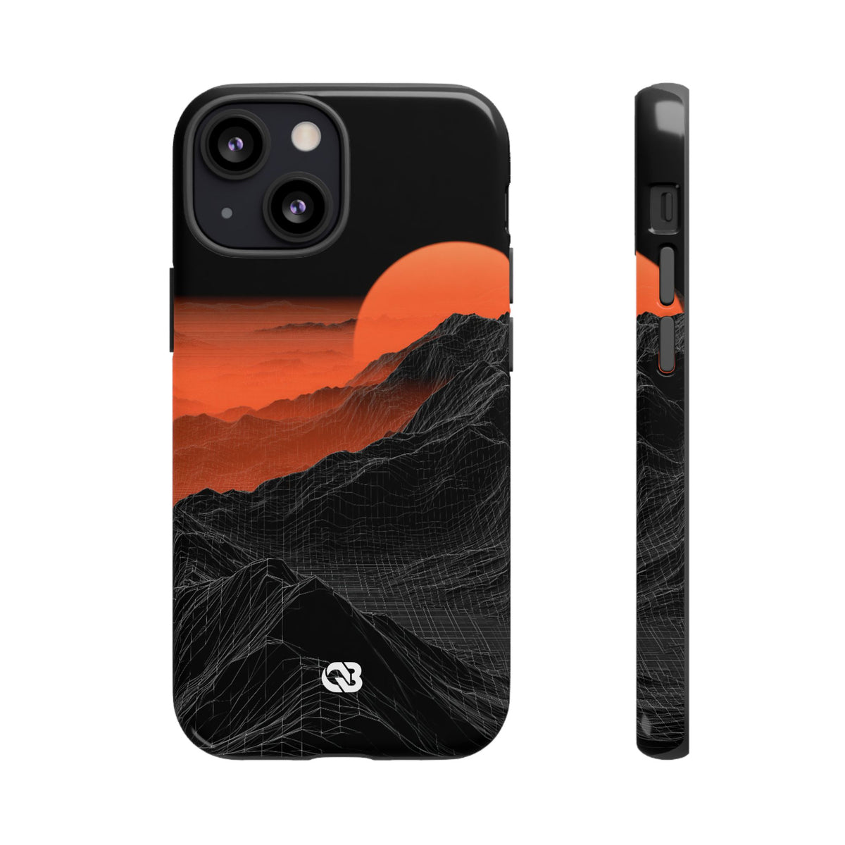 Solar Ridge Mesh · Tough Phone Case for iPhone · Black