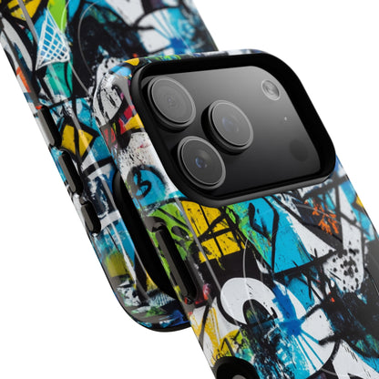 White Ripple Drift iPhone 17 Pro Case - Tough+ - CASE•BOB