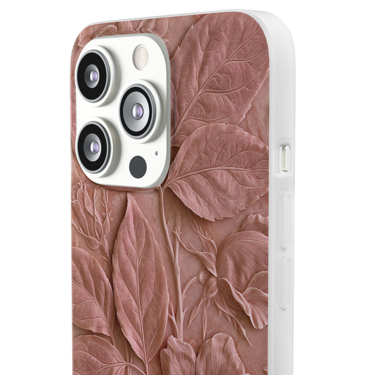 Blush Rose Relief · Lite Phone Case for iPhone ·  Pink