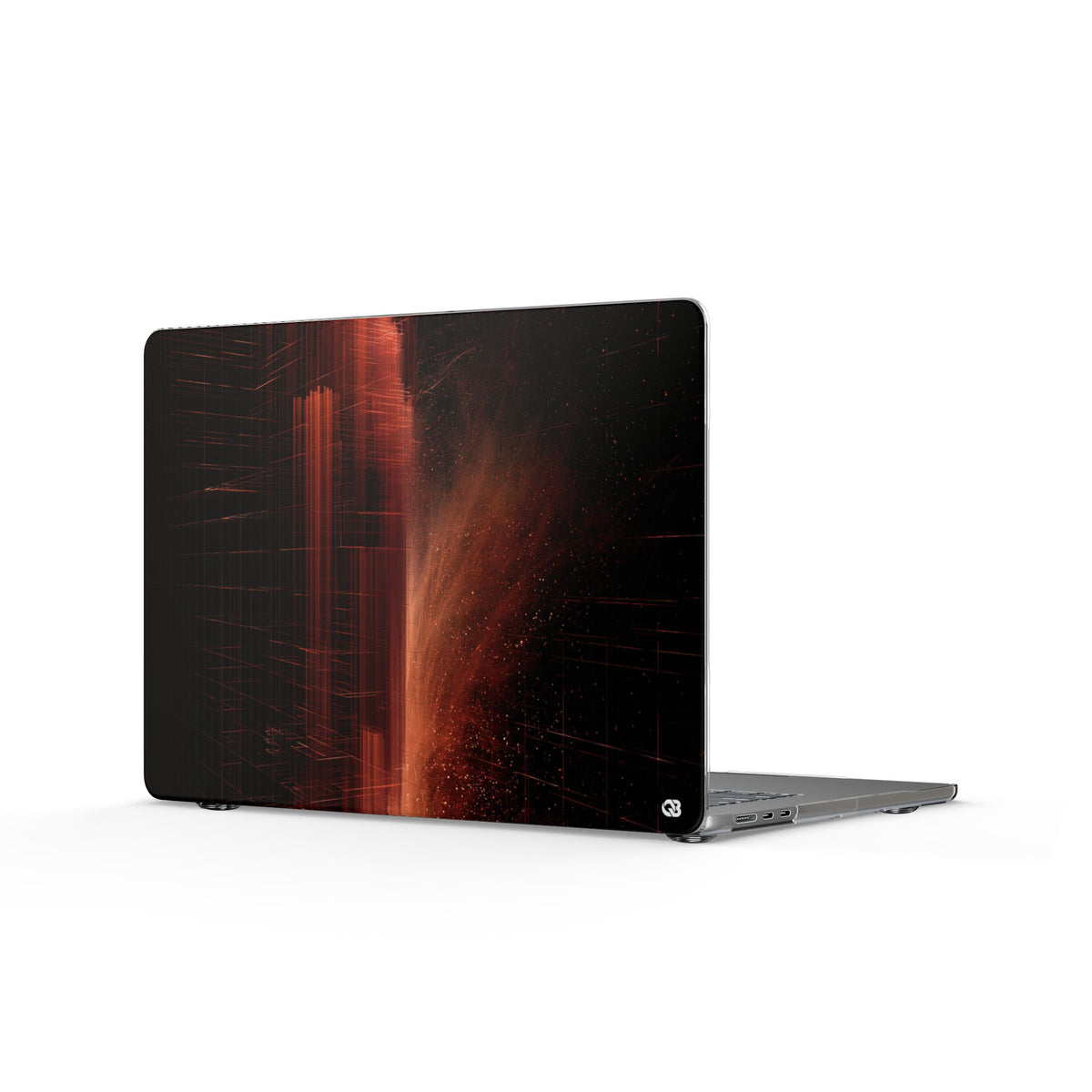 Luminous Monolith · Clear Hard Case for MacBook · Black