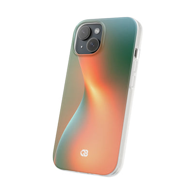 Radiant Contour · Lite Phone Case for iPhone ·  Orange
