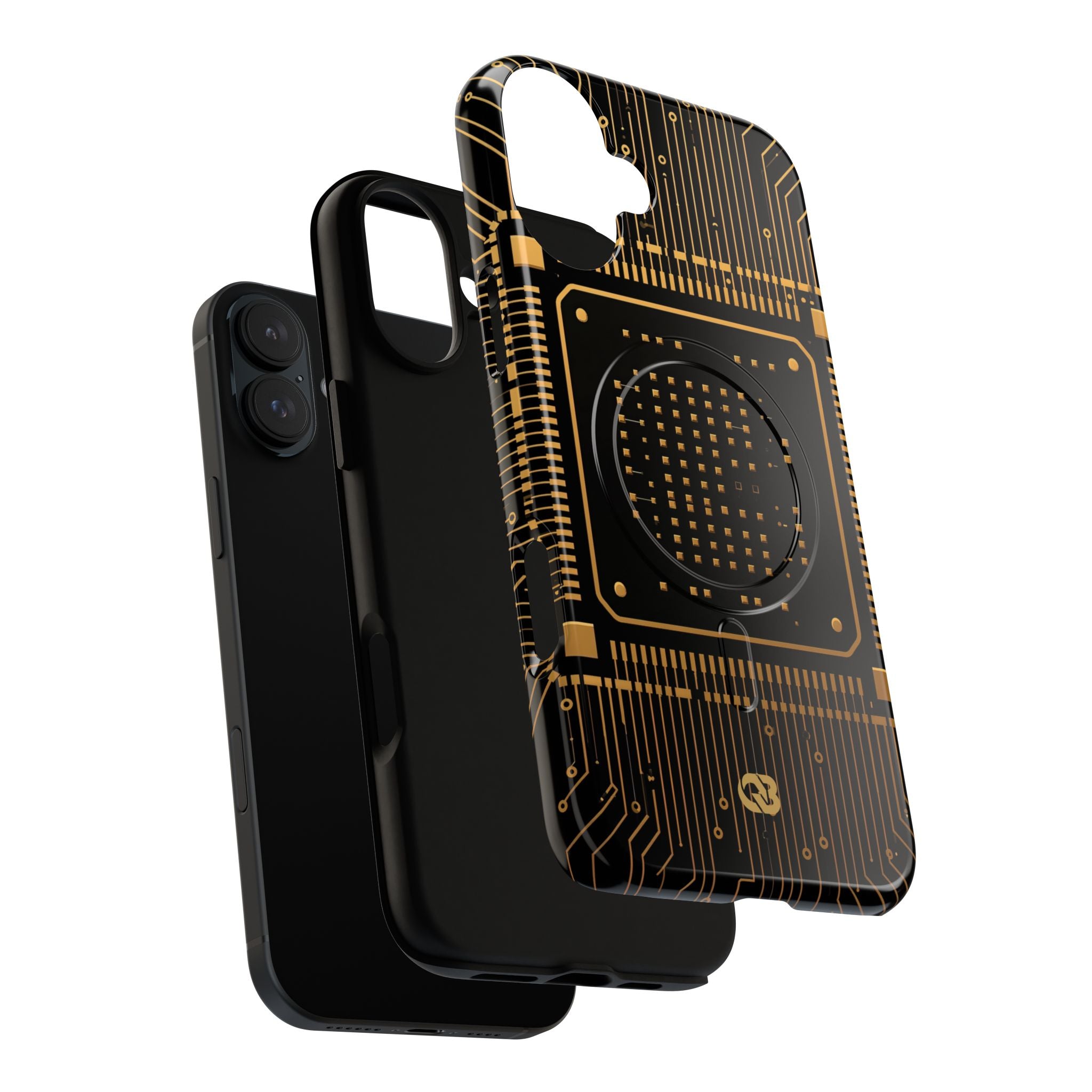 Gold Tough 2.0 Magsafe Phone Case for iPhone - Cyber Gold Processor