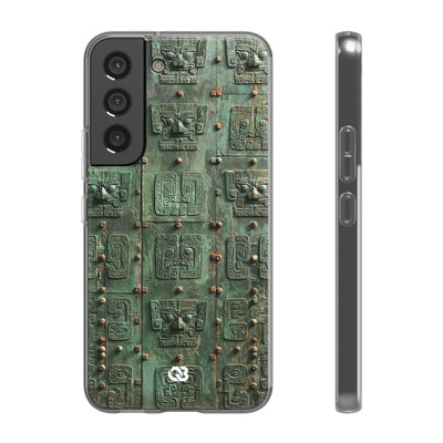 Dynastic Bronze Relief · Lite Phone Case for Samsung · Green