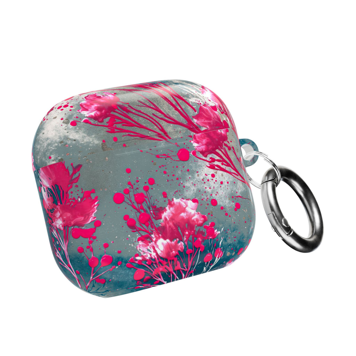 Cyber Blossom · Hard Case for AirPods & AirPods Pro · Teal
