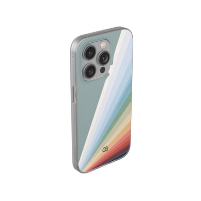 Green Lite Phone Case for iPhone - Sage Prism Beam