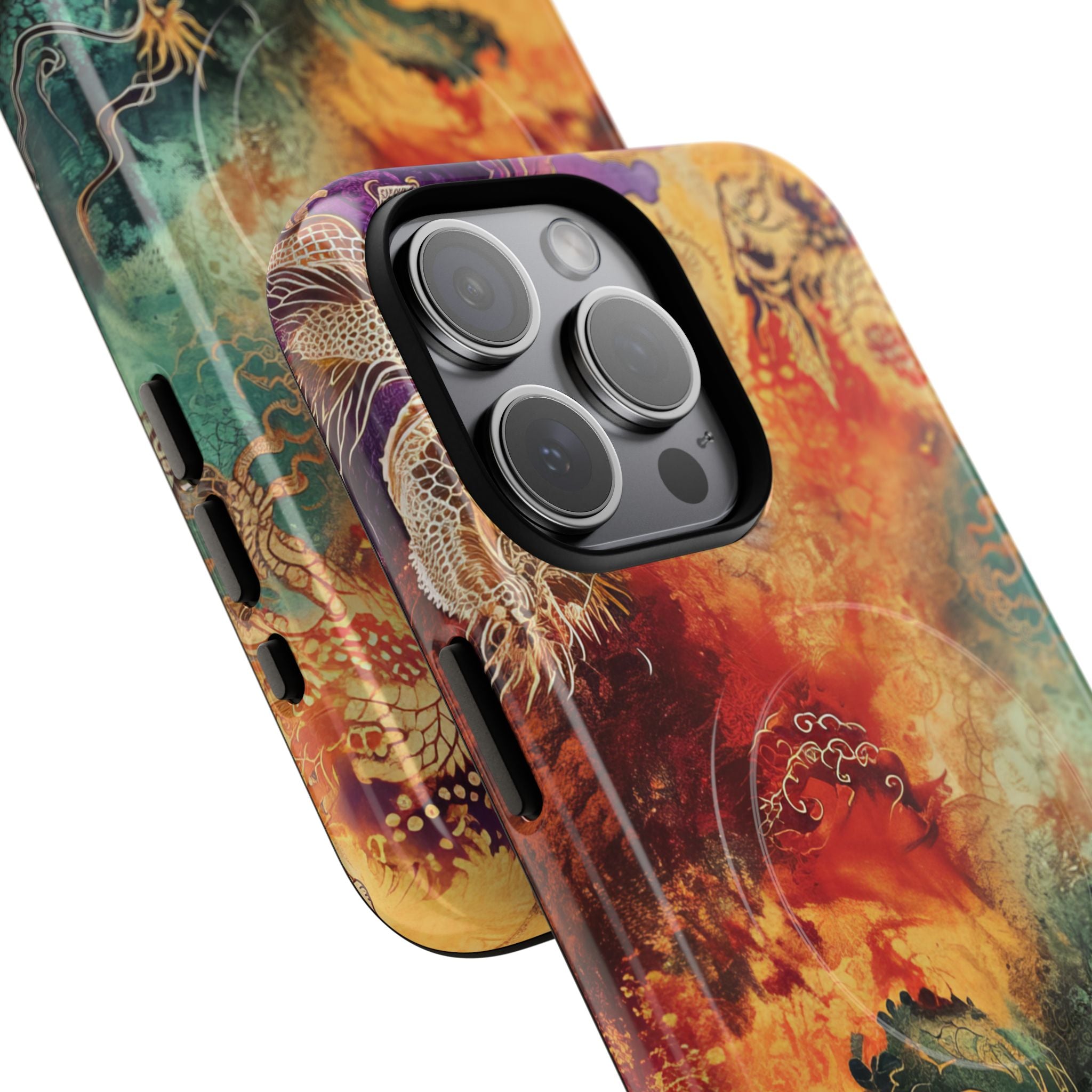 Dragon Ember iPhone 15 Pro Max Case - Tough+