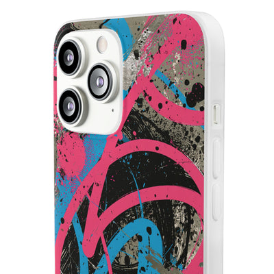 Cyber Splatter Flow · Lite Phone Case for iPhone ·  Pink