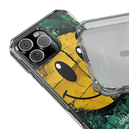 Zerbrochener Smiley iPhone 16 Pro Max Case - Impact