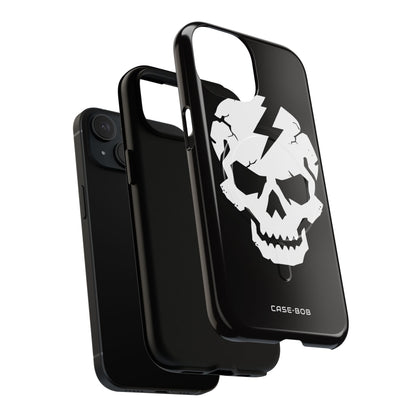 Lightning Skull iPhone 15 Case - Tough+