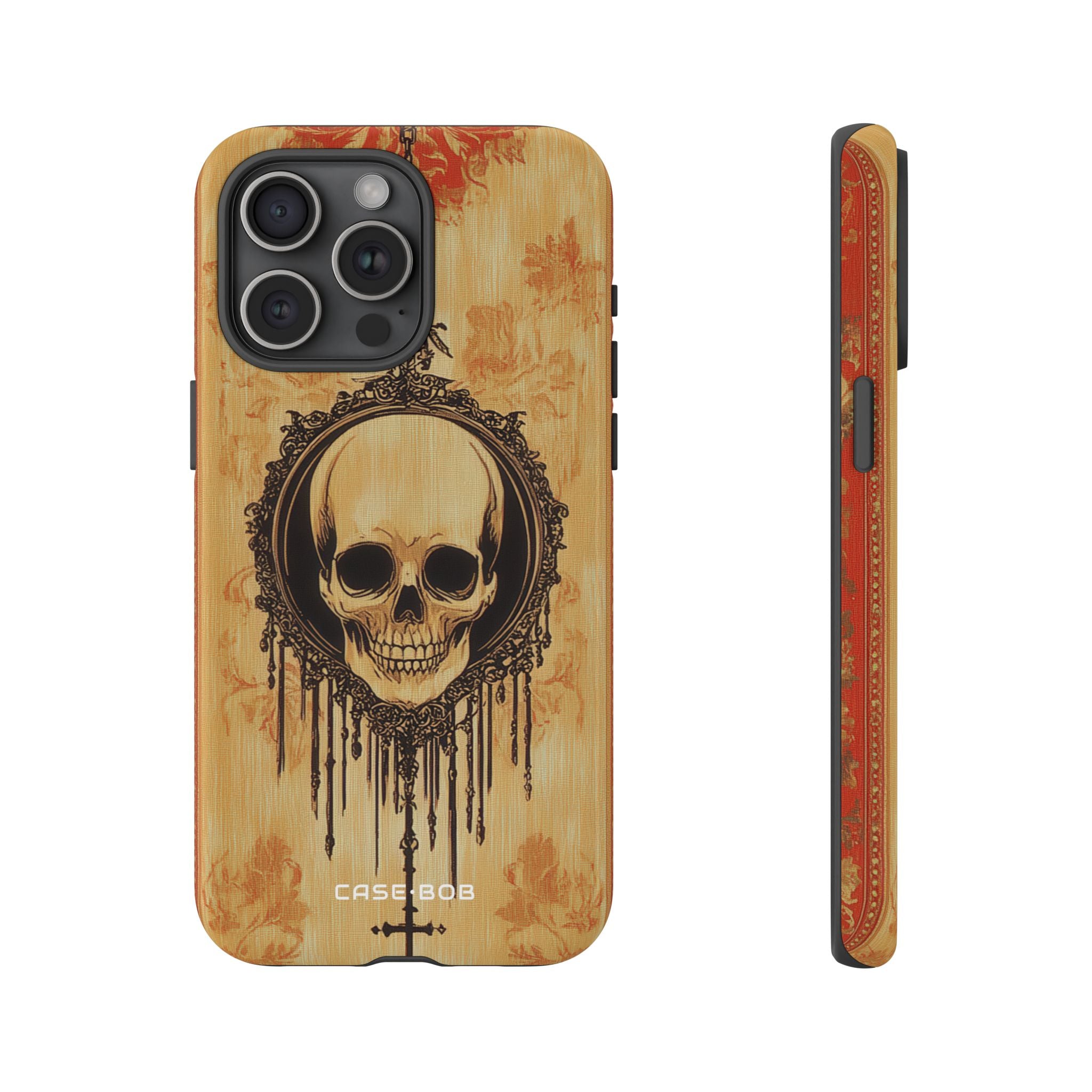 Skull Anhänger iPhone 15 Pro Max Case - Tough
