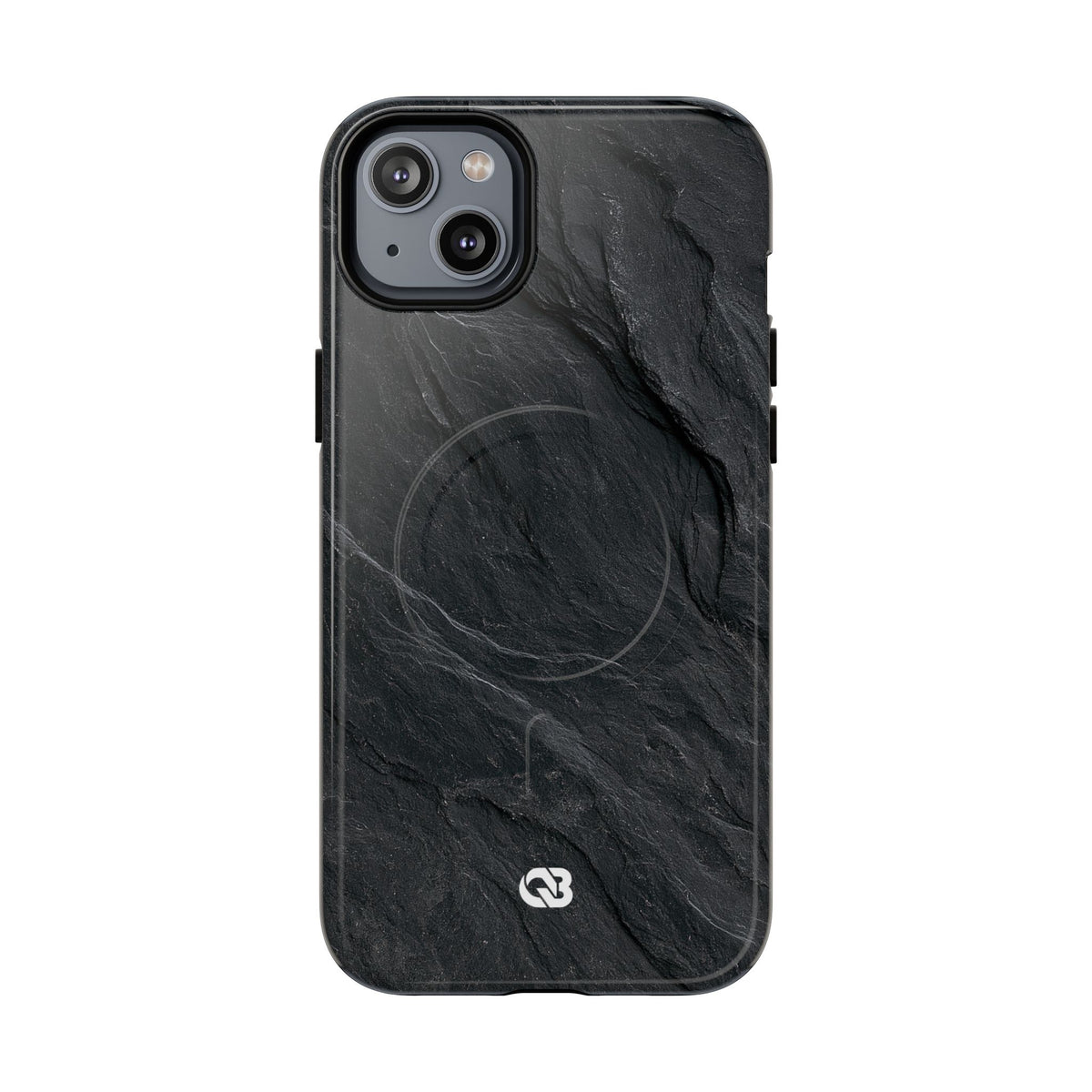 Dark Slate Strata · Tough 2.0 Magnetic Phone Case for iPhone · Black
