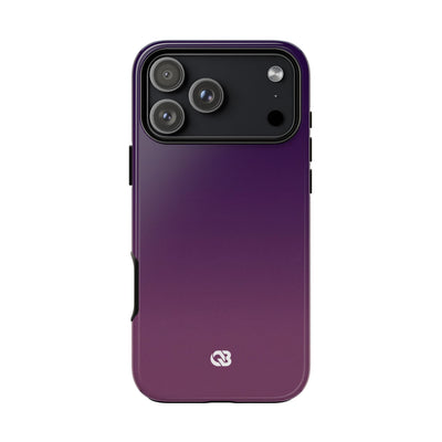 Purple Tough Phone Case for iPhone - Nocturnal Plum Fade
