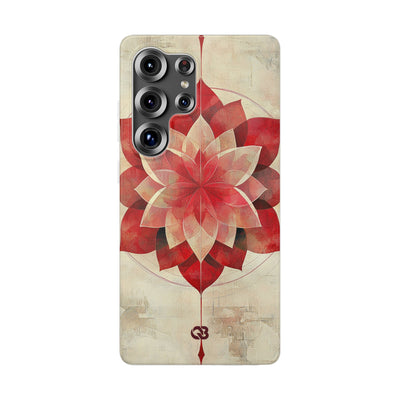 Crimson Petal Peak · Soft Phone Case for Samsung