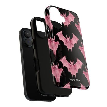 Pink Batwave iPhone 16 Case - Tough