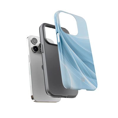 Blue Tough Phone Case for iPhone - Arctic Silk Drift