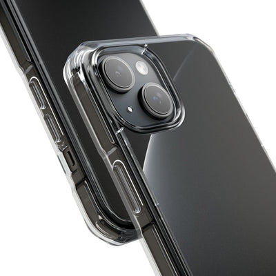 Obsidian Horizon · Clear Impact Magnetic Phone Case for iPhone ·  Black