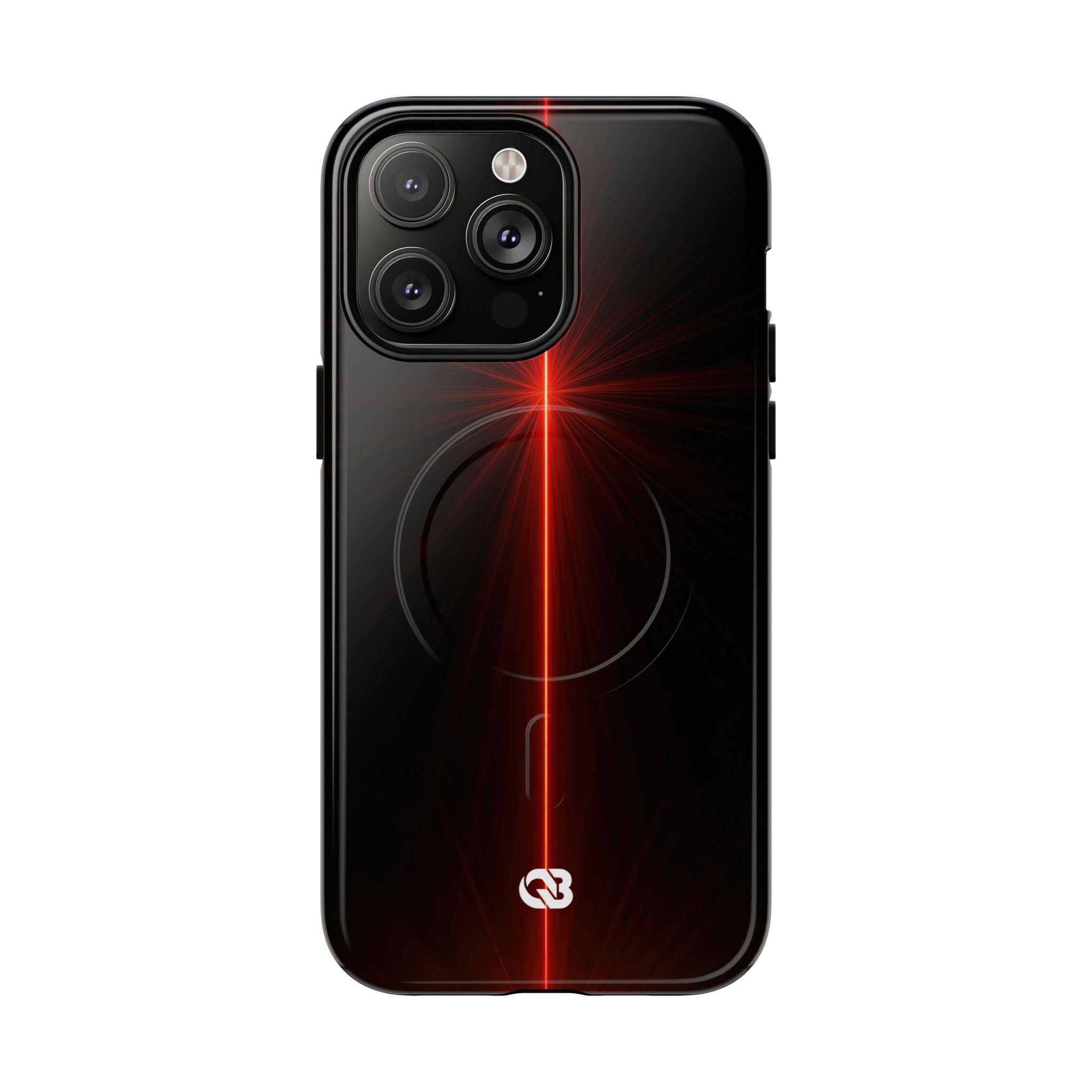 Red Tough 2.0 Magsafe Phone Case for iPhone - Crimson Flare Vector
