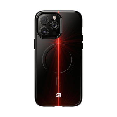 Red Tough 2.0 Magsafe Phone Case for iPhone - Crimson Flare Vector