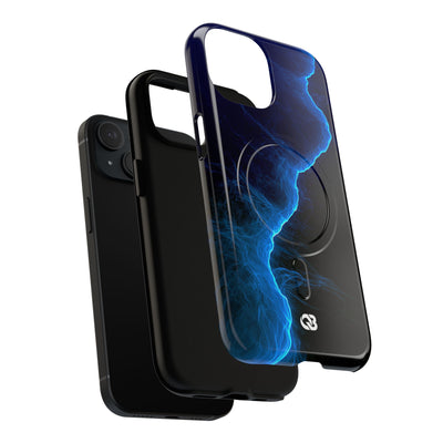 Electric Azure Drift · Tough 2.0 Magnetic Phone Case for iPhone · Blue