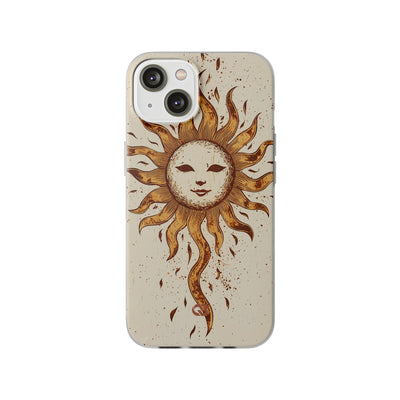 Ρουστίκ Ηλιακή Μάσκα · Soft Θήκη για iPhone