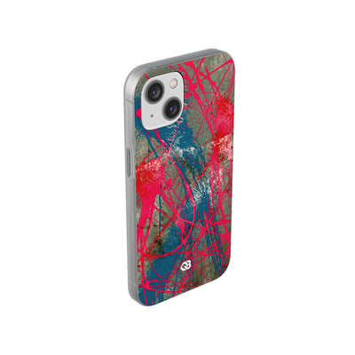 Neon Static Drip · Lite Phone Case for iPhone ·  Pink