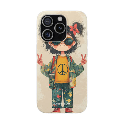 Peace Pigtails iPhone 15 Pro Case - Soft