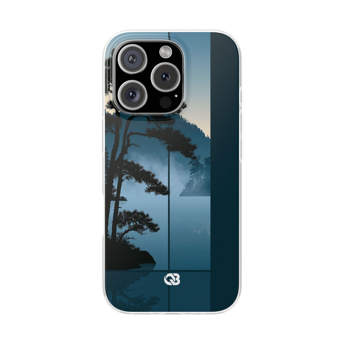Misty Pine Horizon · Lite Phone Case for iPhone ·  Teal