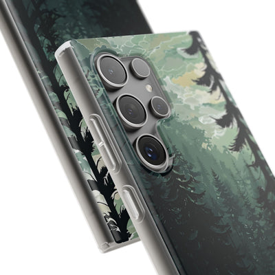 Misty Pine Shadow · Soft Handyhülle für Samsung
