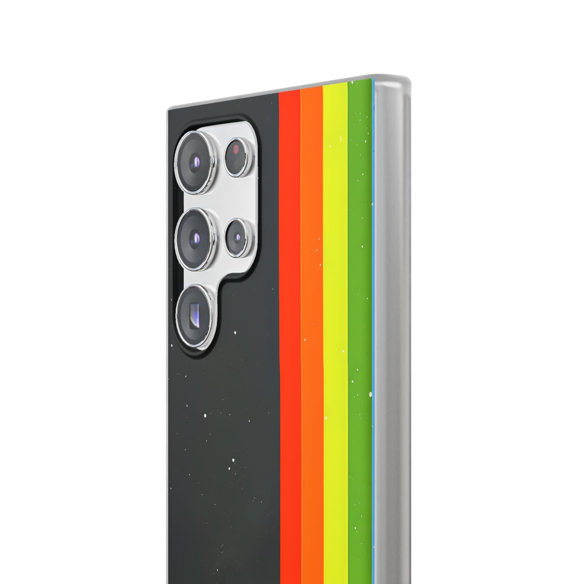 Retro Galactic Stripes · Soft Handyhülle für Samsung